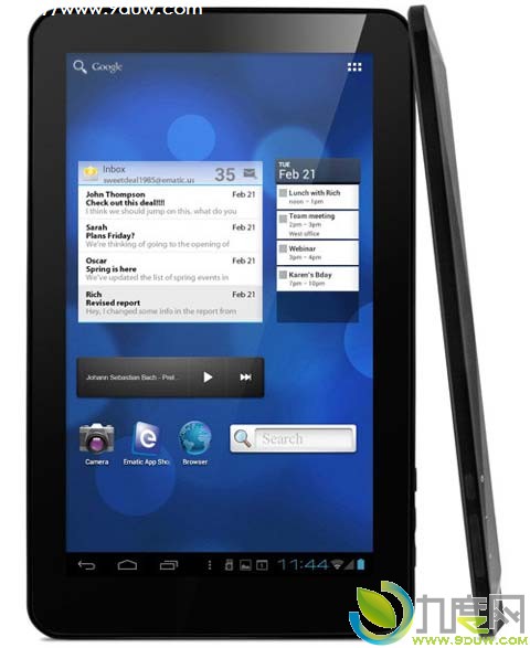 Ematic出售10寸Android 4.0平板电脑eGlide XL Pro 2