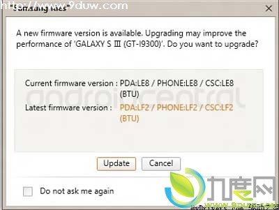 三星Galaxy S III旗舰机迎来OTA更新