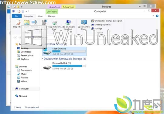 最新版Windows 8采用全新UI视觉主题