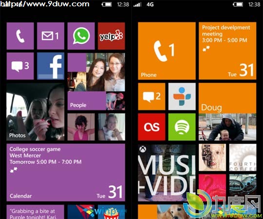 微软Windows Phone 8系统新界面抢先看