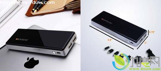 Satechi发布10000mAh容量USB接口移动电源 可给1台iPhone 4S完整充电5次