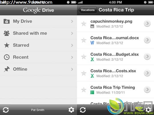 Google Drive for iOS上线：支持离线编辑