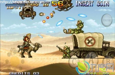 下载：Android飞行射击游戏：《合金弹头3（Metal Slug 3）》