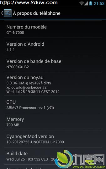 三星Galaxy Note手机获CM10版Android 4.1系统