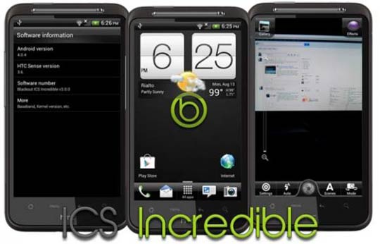 XDA论坛放出DHD/Telus DHD/Inspire非官方ICS ROM包下载