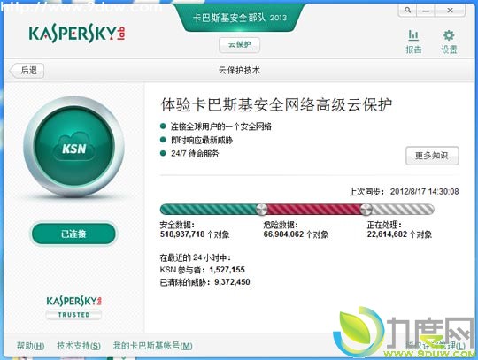 下载：卡巴斯基反病毒软件2013简体中文版