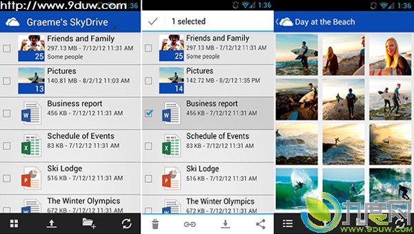 微软正式发布SkyDrive for Android客户端