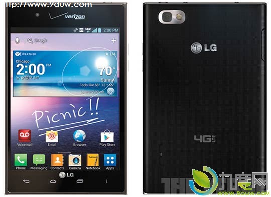 LG发布5英寸Android 4.0大屏智能手机LG Intuition