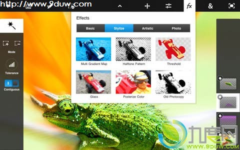iPad版Photoshop 1.3版发布：支持Retina显示屏 可编辑1200万像素图像