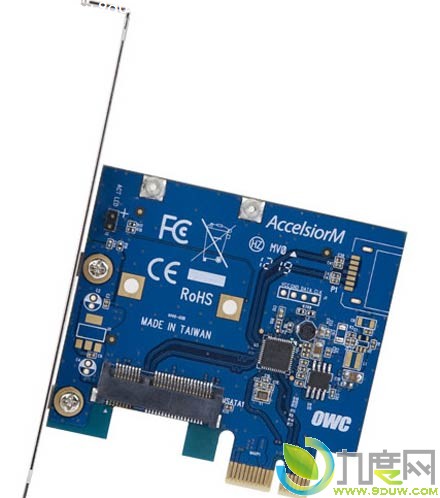 OWC推Mercury AccelsiorM PCI-E mSATA卡 每秒380MB/s