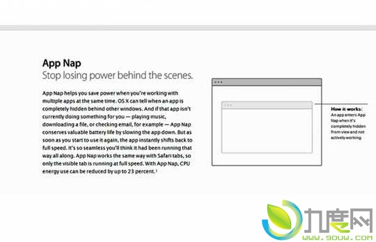 苹果全新Mac OS X Mavericks系统十大新功能