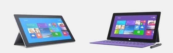 微软公布Surface 2/Surface Pro 2平板支持周期:2018年4月10日