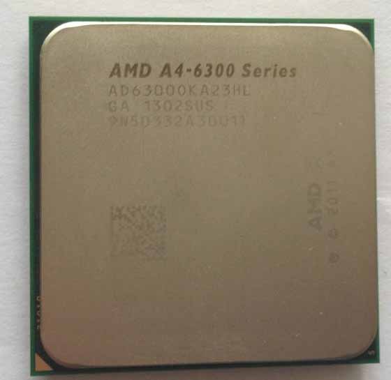 AMD最低端桌面APU：A4-6300盒装版上市：367元