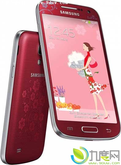 针对女性用户!三星推红色花纹版Galaxy S4 mini