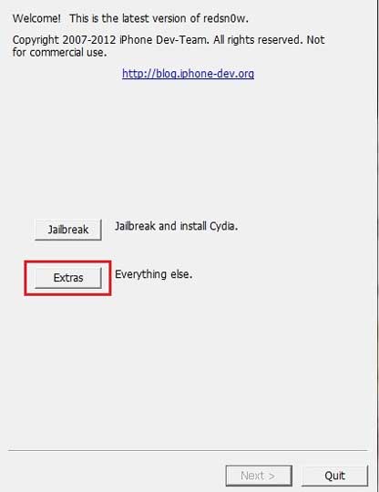 
iOS 6.1.3/6.1.4完美越狱Redsn0w 0.9.15b3详细教 程