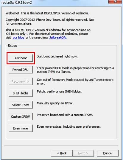 
iOS 6.1.3/6.1.4完美越狱Redsn0w 0.9.15b3详细教 程