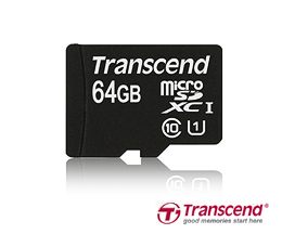 创见推出64GB容量microSDXC UHS-I级超高速存储卡