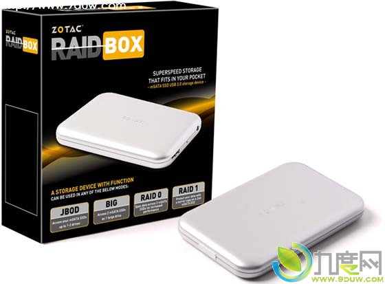 Zotac,RAIDboxUD10移动硬盘,Zotac移动硬盘,StreamBox,无线流媒体,StreamBox流媒体