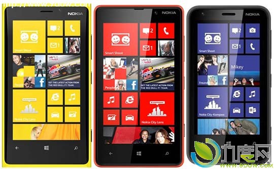 诺基亚Lumia 920/Lumia 820/Lumia 620即将迎来最新1308.00xx固件升级