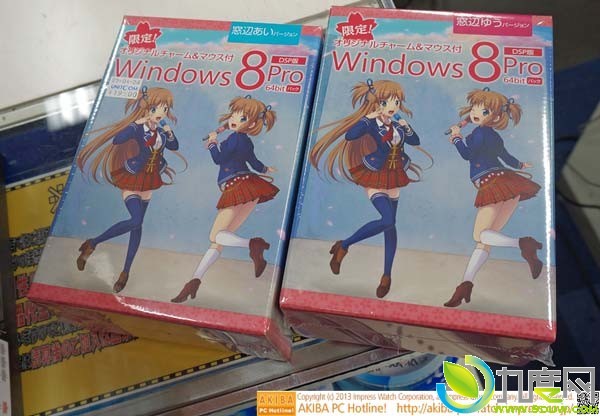 微软日本发售Windows 8 Pro萌娘限量版