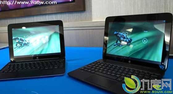 惠普13英寸Windows 8便携本Split X2和首款Tegra 4处理器Android混合平板SlateBook X2真机图赏