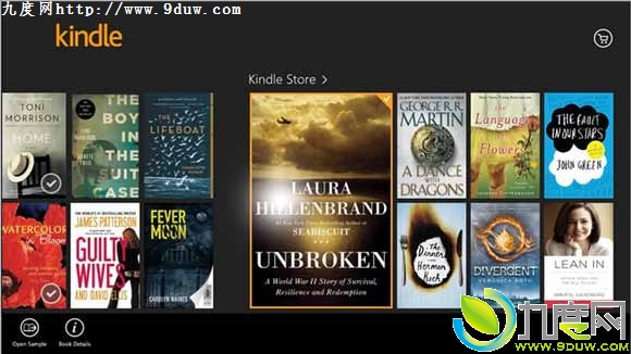 Win8平台亚马逊Kindle应用更新2.0.0版