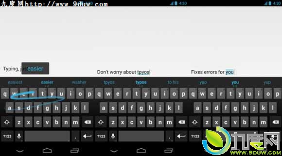 Google发布原生Android键盘应用：支持手势滑动输入