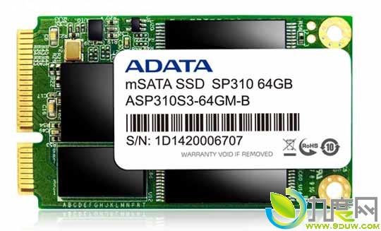 威刚推廉价版mSATA固态硬盘SP310