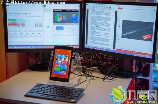 联想推出8.3寸Windows 8商务平板电脑ThinkPad 8