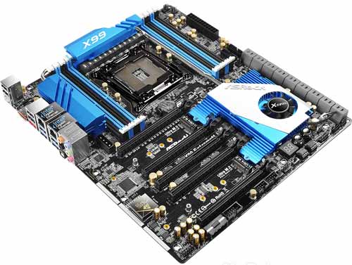 华擎发布高达18个SATA3接口两个M.2 X99主板“X99 Extreme11”
