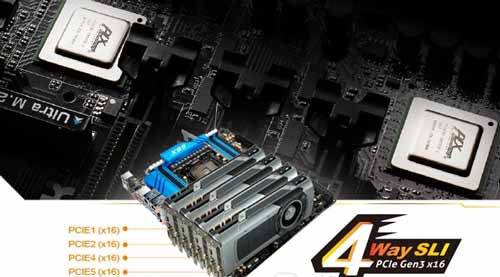 华擎发布高达18个SATA3接口两个M.2 X99主板“X99 Extreme11”