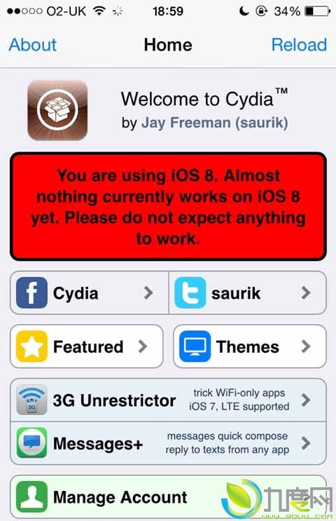iOS 8版Cydia还需等待一段时间