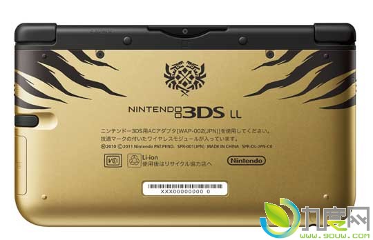 任天堂正式公布“金毛狮王”版限量3DS LL掌机