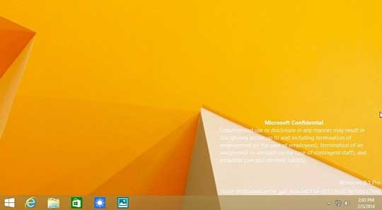 Windows 8.1 Update 1春季版已完成开发