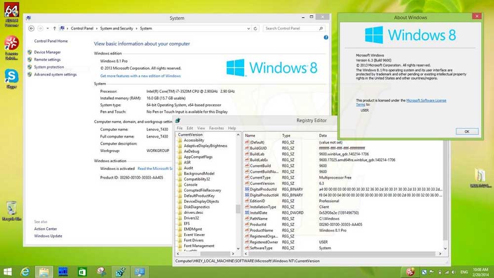 Windows 8.1 Update 1最新RTM版泄露