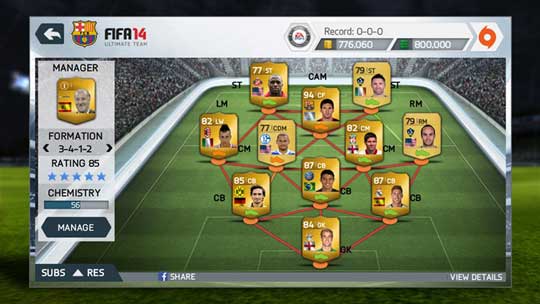 FIFA 14足球游戏登陆Windows 8 PC与平板电脑