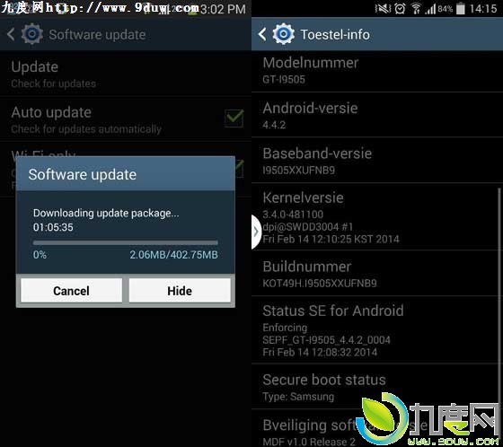 骁龙处理器国际版Galaxy S4 I9505喜获4.4.2 OTA更新