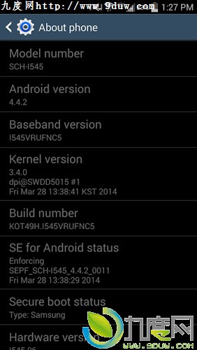 Verizon版Galaxy S4迎来安卓4.4.2更新