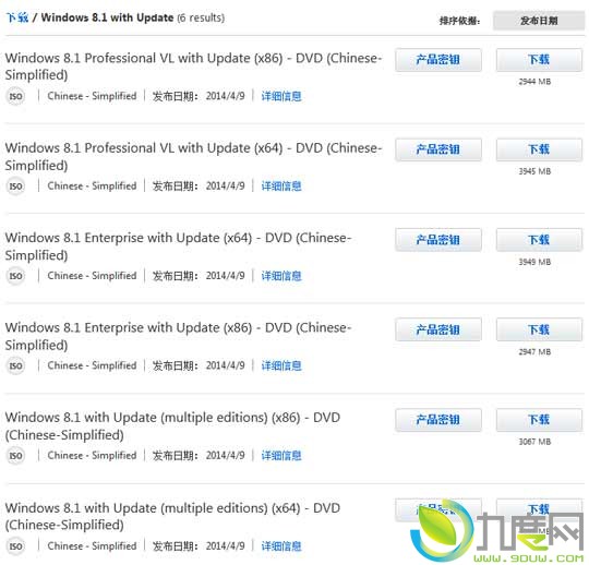 微软Windows 8.1 Update正式版发布 附下载