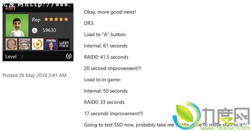 Xbox One外置硬盘实测：读取速度飚升！