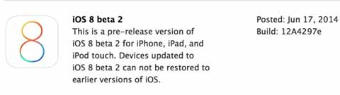 苹果iOS 8 beta 2发布：新增中国来电归属地