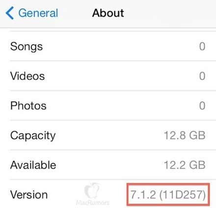 苹果iOS 7.1.2或将发布 修复邮件附件加密问题