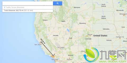网页版Google Maps更新：可测量两地直线距离