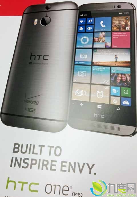 HTC新款WP8.1旗舰手机HTC One M8来了：配备强悍