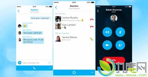 iPhone版Skype V5.4正式发布:新增群组语音通话