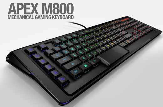 赛睿首款RGB轴机械键APEX M800终于来了