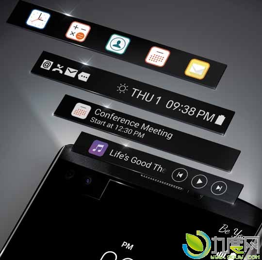 LG发布全新V系列智能手机：LG V10 前置两个500万像素摄像头和彩色副屏