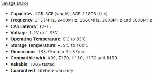 金士顿推出2666MHz 128GB Savage、以及3000MHz 64GB Predator HyperX DDR4内存套装