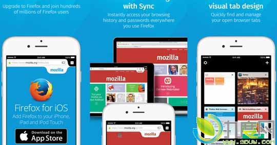 iOS版Firefox火狐浏览器正式发布：支持iPhone/iPad/iPod