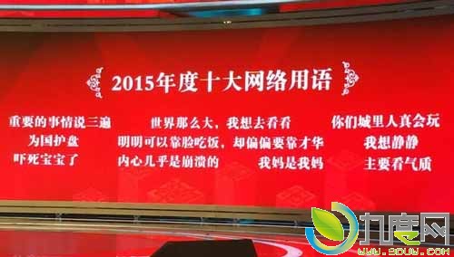 2015年十大网络热词出炉！